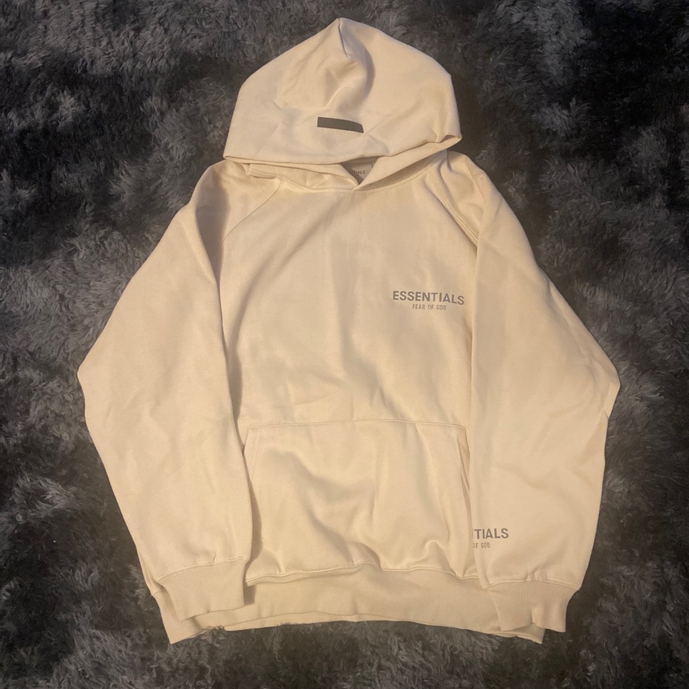 Essentials Fear of God Cream Hoodie